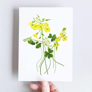 Wildflower Botanical A6 Card