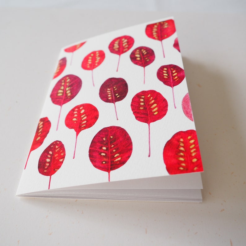 Handmade botanical A6 notebook, 32 pages image 7