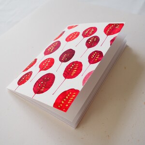 Handmade botanical A6 notebook, 32 pages image 8