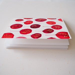 Handmade botanical A6 notebook, 32 pages image 9