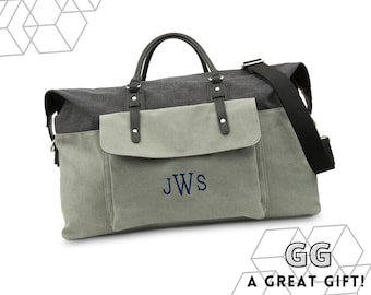Personalized Weekender Duffel Bag – Custom Duffel Bag - Men's Vacation Bag - Overnight Bag - Carry On Bag – Gifts for Men – Gifts for Him