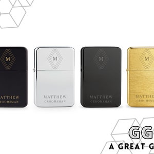 Personalized Lighter - Custom Groomsmen Lighter - Personalized Gift for Fathers Day - Gift for Dad - Boyfriend Gift - Gifts for Him