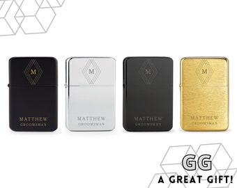 Personalized Lighter - Custom Groomsmen Lighter - Personalized Gift for Fathers Day - Gift for Dad - Boyfriend Gift - Gift for Him