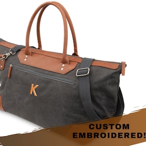 Personalisierte Weekender Tasche - Reisetasche - Trauzeuge Geschenk - Trauzeuge Geschenk - Trauzeuge Geschenk - Männer Gepäck - Ziel Hochzeit