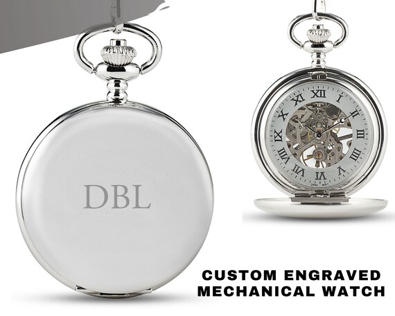 monogram pocket watch