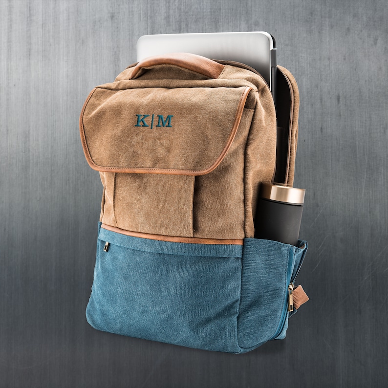 Personalized Laptop Backpack Custom Laptop Bag Travel Etsy