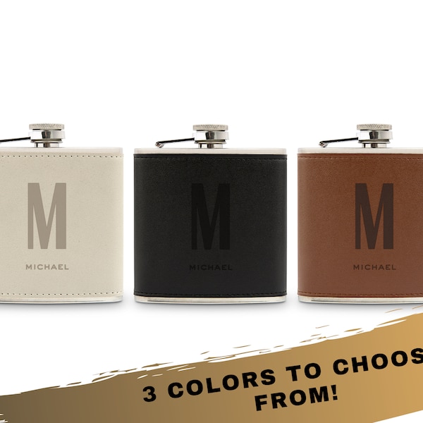 Fun Groomsman Favor - Personalized Flask for the Wedding Party - Gift for the Groom - Groomsman Flask - Bachelor Party Gift - Best Man Flask