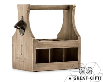 Customized Beer Caddy - Father's Day Gift - Gifts for Dad - Grad Gift - Milestone Birthday - Anniversary Gifts for Him - His Birthday Gift