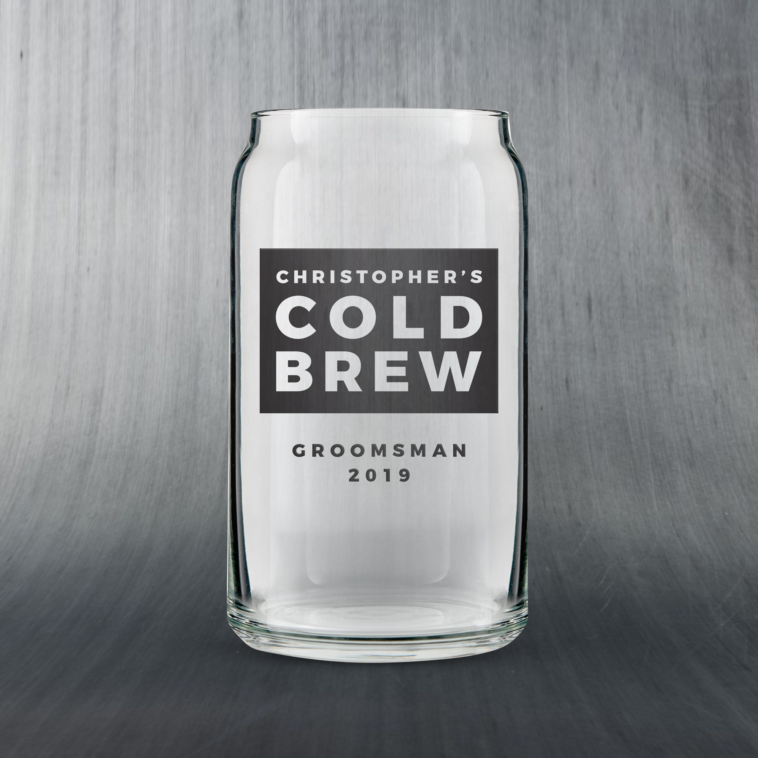 Personalized Beer Glass Can Shaped Glass Beer Glass Etsy