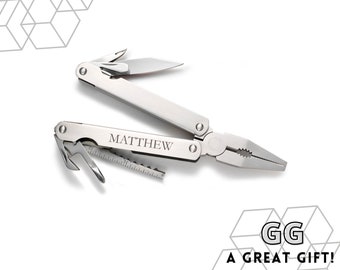 Personalized Multi Tool - Engraved Multi-Tool - Custom Pocket Knife - Groomsman Gift - Best Man Gift - Father's Day Gift - Gift for Dad