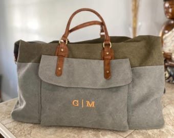Gimay weekend travel bag women overnight duffle canvas tote bags hotsell