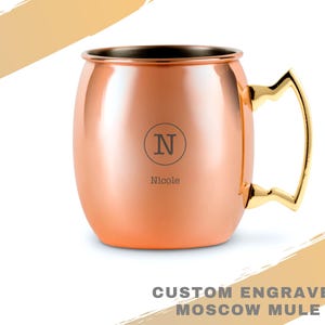 Personalized Moscow Mule Mug - Engraved Moscow Mule Mug – Custom Groomsman Gift - Best Man Gift – Gift for the Groom - Bachelor Party Gift