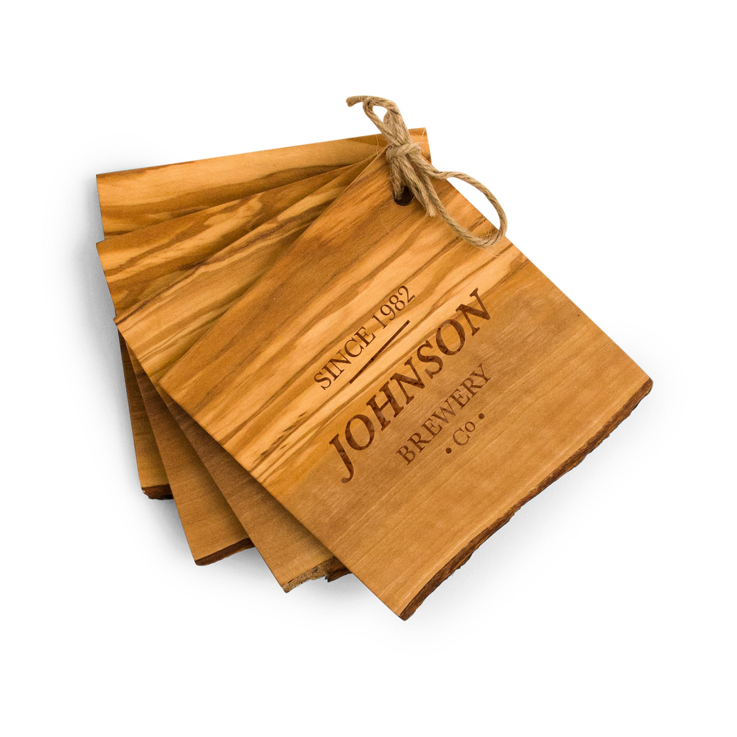 Wood Coaster Beer Set - 4– Meaningful Goods