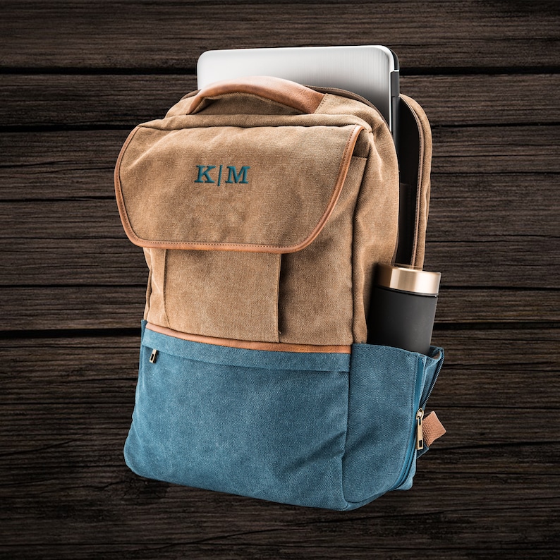 Personalized Laptop Backpack Custom Laptop Bag Travel Etsy