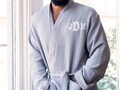 Personalized Gray Waffle Robe – Custom Men's Robe – Embroidered Robe for Man - Personalized Groom Robe - Groomsman Gift - Best Man Gift product logo