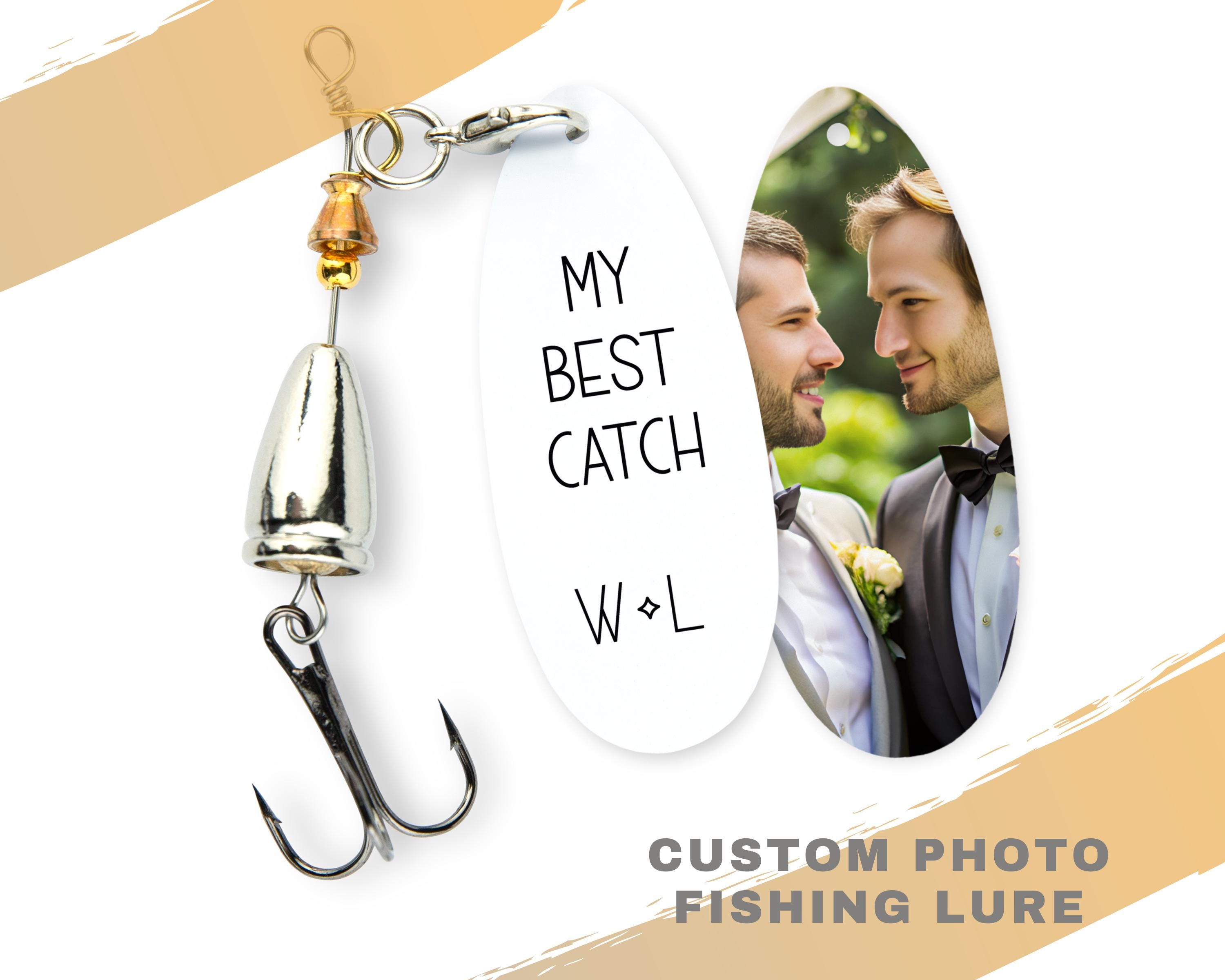 best personalized engraved fishing lures Lure for Dad, Custom Lure, Father's Day Gift, Fisherman Gift, Fishing Lover Gift with Wooden Box and will be enjoyed for years to come The Greatest Catch Fishing Lure