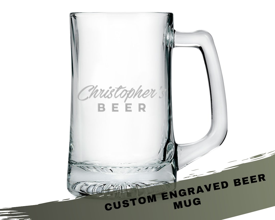 Groomsman Beer Mug Custom Groomsman Gift Custom Wedding Party Gift Bachelor Party Favor Gift for