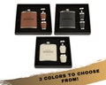 Custom Engraved Flask Gift Set -  Best Man Flask Set - Groomsman Flask Set - Gift for Best Man - Gift for Groomsman - Personalized Flask Set product logo