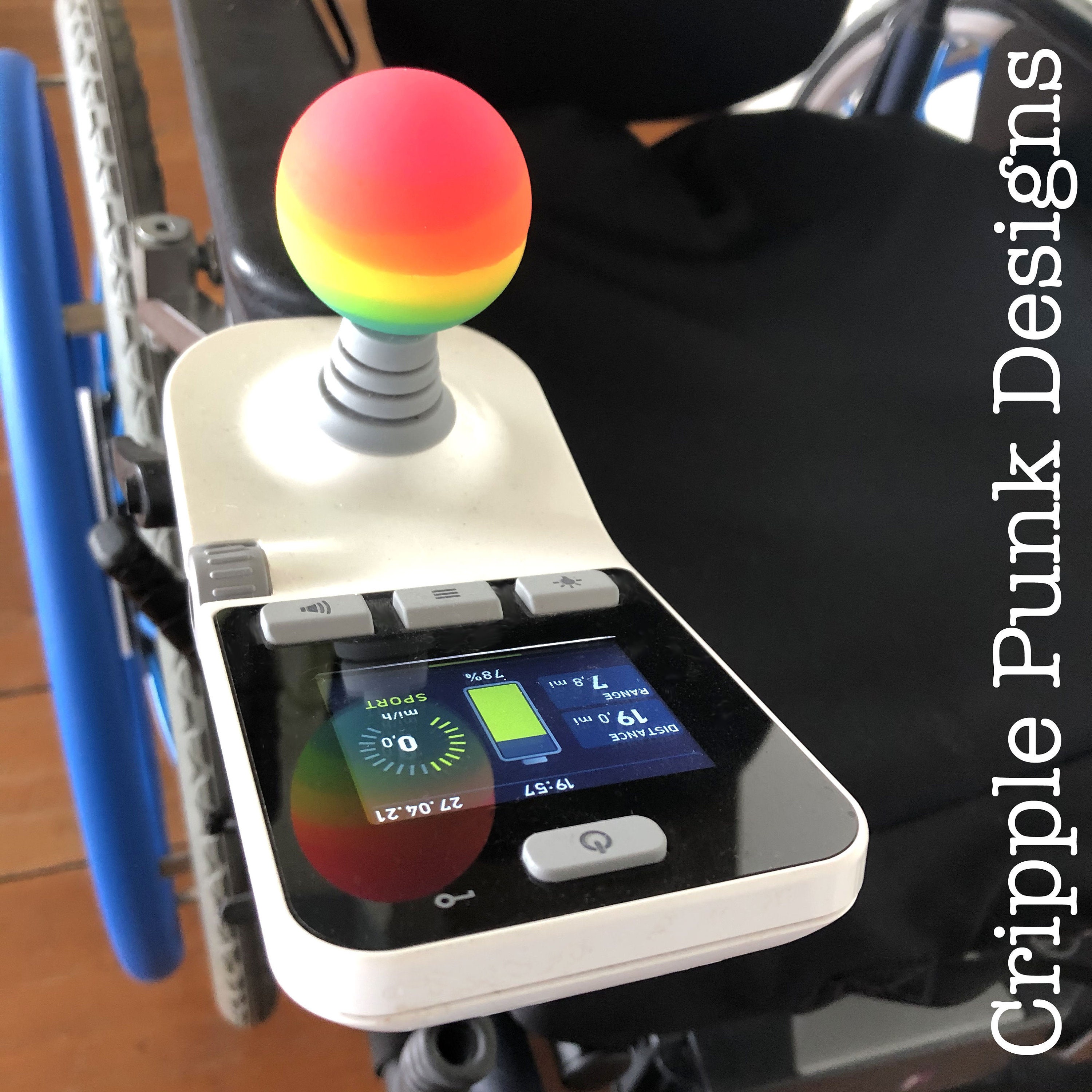 Rainbow Wheelchair Joystick Handle Replacement powerchair Etsy