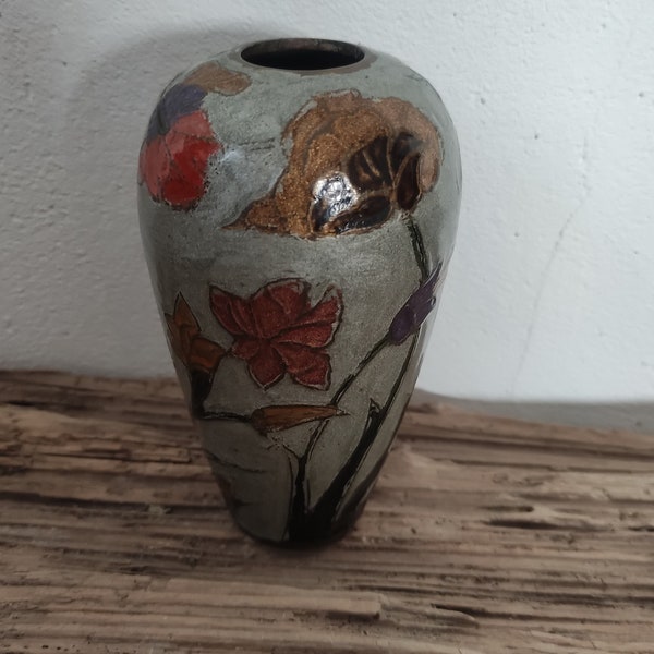 Vintage Vase  Emaille