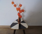 Vintage flower stool quot Upcycling quot