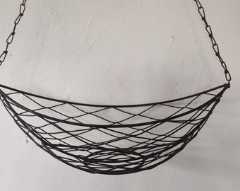 Vintage metal wire basket