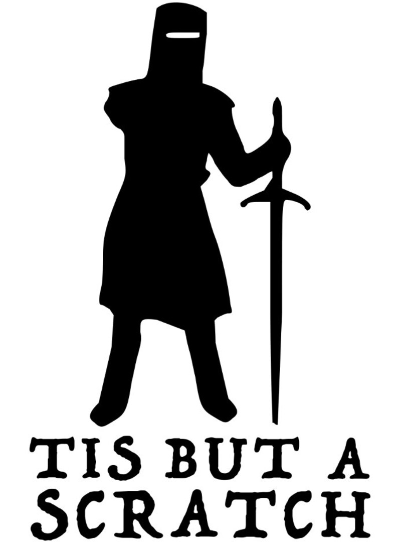 Monty Python et le Saint Graal Tis But A Scratch - Etsy France