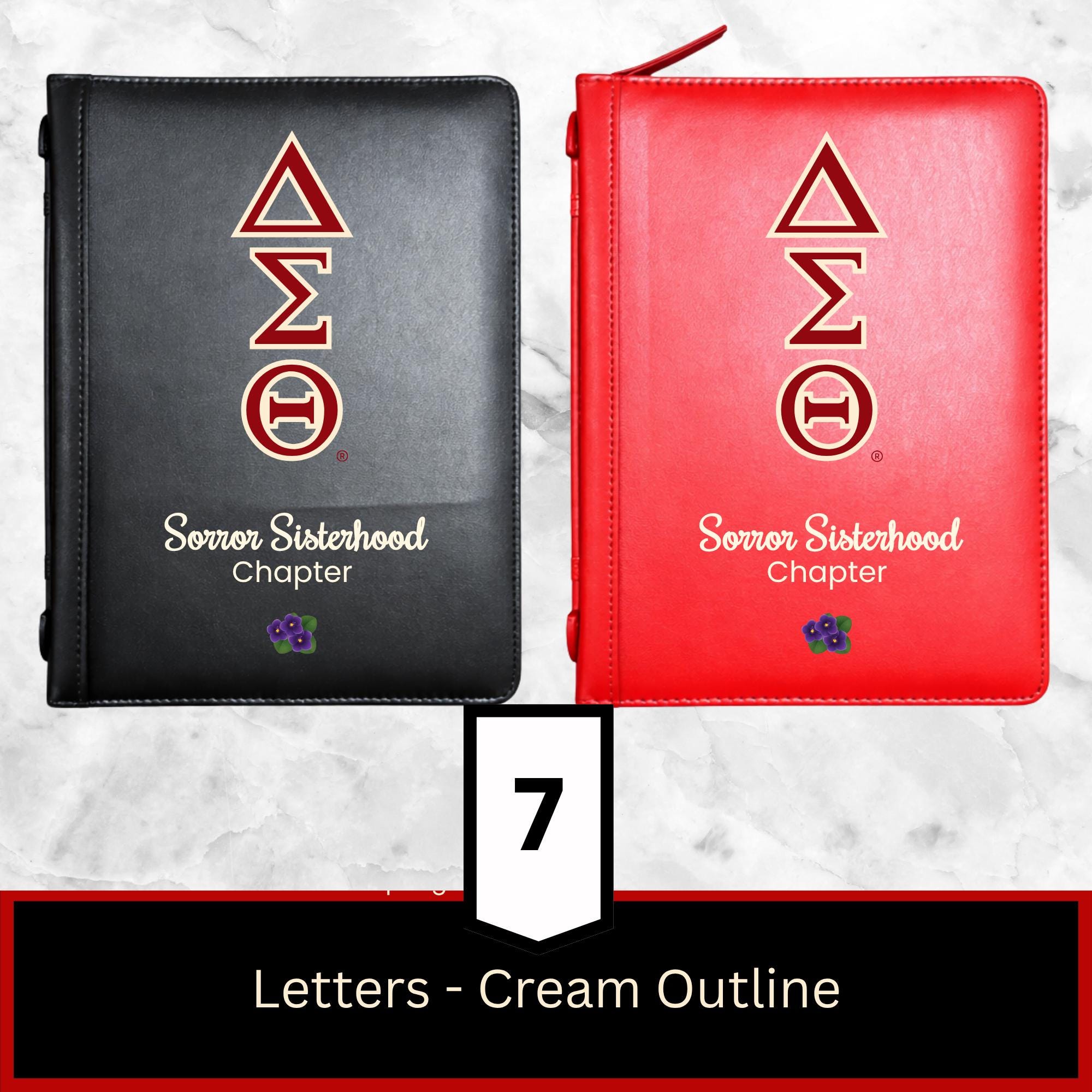 Delta Q Ritual Personalized Delta Sigma Theta Ritual Cover – PU Leather (UV Printed ...