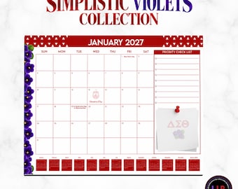 2027 Desk Calendar 22x17 PRE ORDER