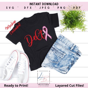 Delta Sigma Theta/DST/1913/Breast Cancer Awareness SVG