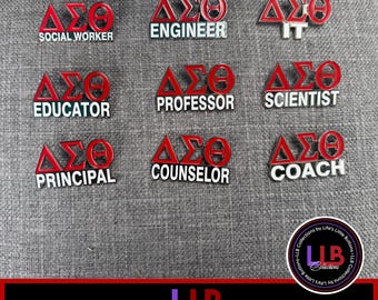 Delta Sigma Theta Career Lapel Pins 3