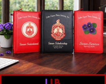 Pre Orders: Ship After 5/9/2026 Personalized Delta Sigma Theta Ritual Cover (UV Printed)-