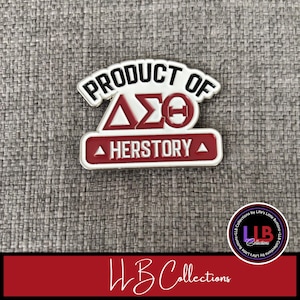 Delta Sigma Theta Product of Her Story Lapel Pin