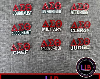 Delta Sigma Theta Career Lapel Pins 2
