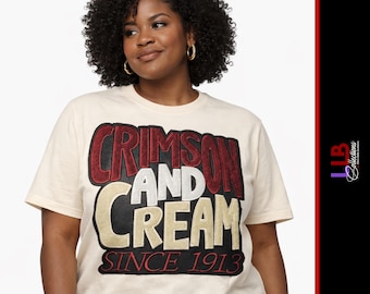 Delta Sigma Theta Crimson and Cream T-Shirt
