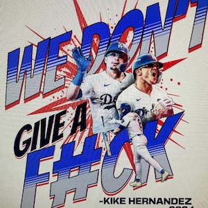 Dodgers We Don T Give A - Etsy
