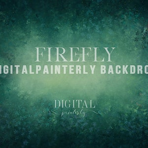 Firefly - hand painted digital backdrop for photographers, overlay