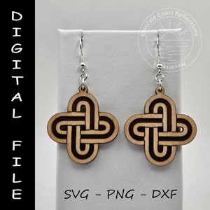 Roman Mosaic Inspired Earring DIGITAL FILE download