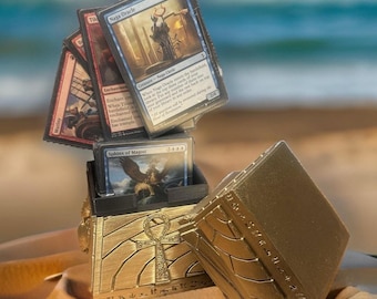 mtg commander deck holder Commander Deck Box for Mtg with Dice Tray