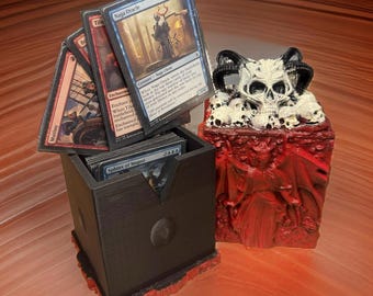 Demon Fallen Angels Deck Box Commander | the Bonnie Box - Etsy
