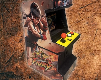Retro Arcade Cabinet Deck Box Commander | The Bonnie Box