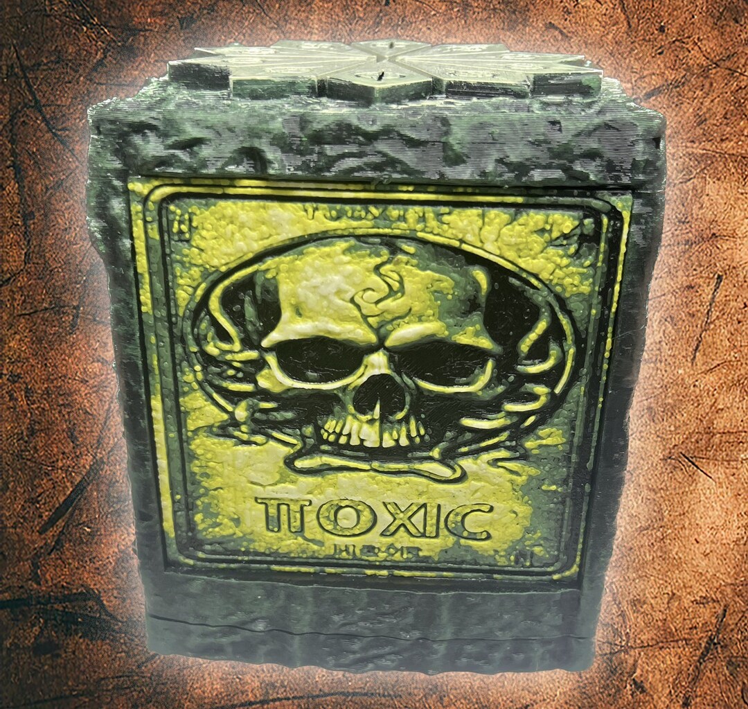 COMMANDER Poison Box Magic the Gathering Deck Box Personalized Trading