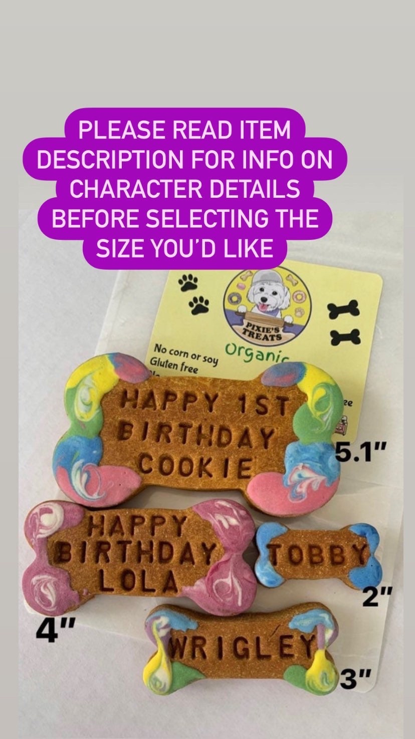 Dog bones - READ description - custom dog bones - dog treats - person…