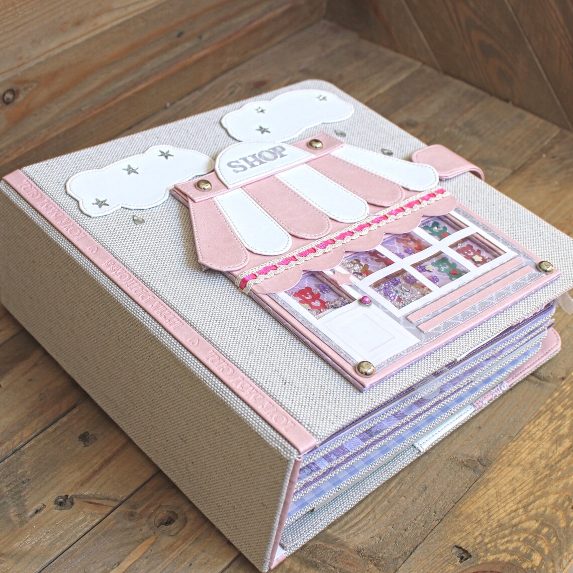 Album photos naissance pour fille nounours livre de naissance Etsy