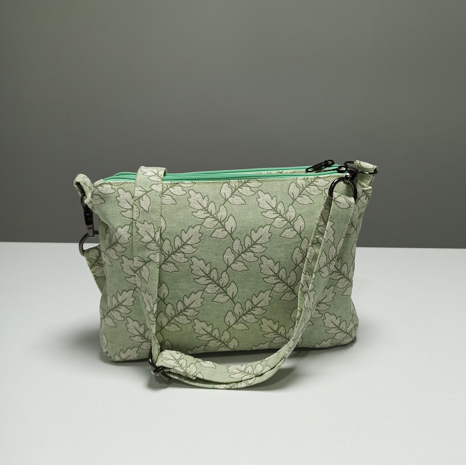 Double Zipper Crossbody Bag Pattern With Youtube Video Etsy