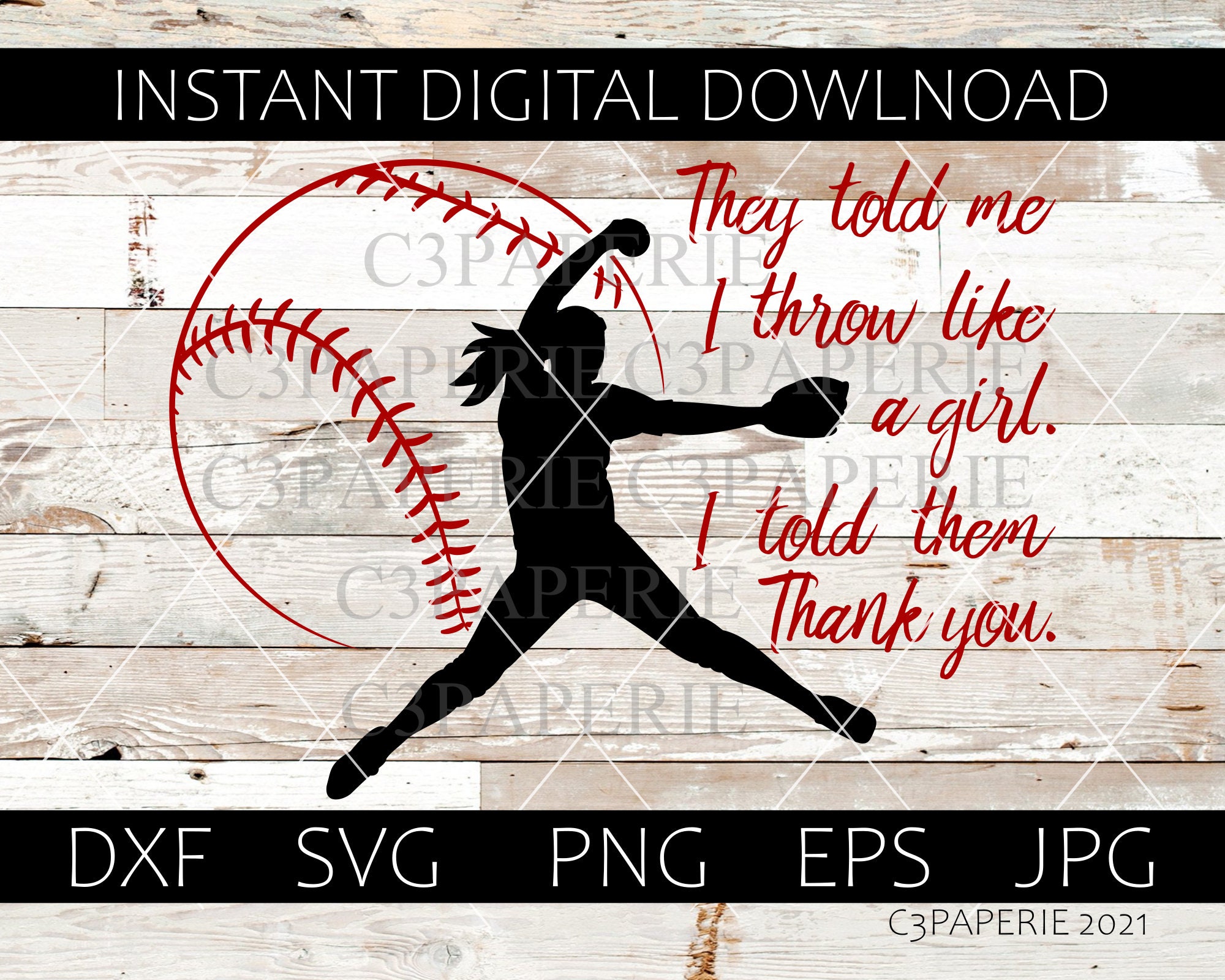 Lanzador de Softbol Svg, Lanzamiento Femenino, Equipo de Softbol Femenino,  Motivación del Jugador, Inspirador, Logotipo Gráfico de la Camisa,