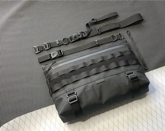 Umhängetasche, Messengertasche, Techwear, X Pac, Schultertasche, EDC Tasche, Pendlertasche, leichte Tasche, Fahrradtasche, Laptoptasche, MacBook Tasche