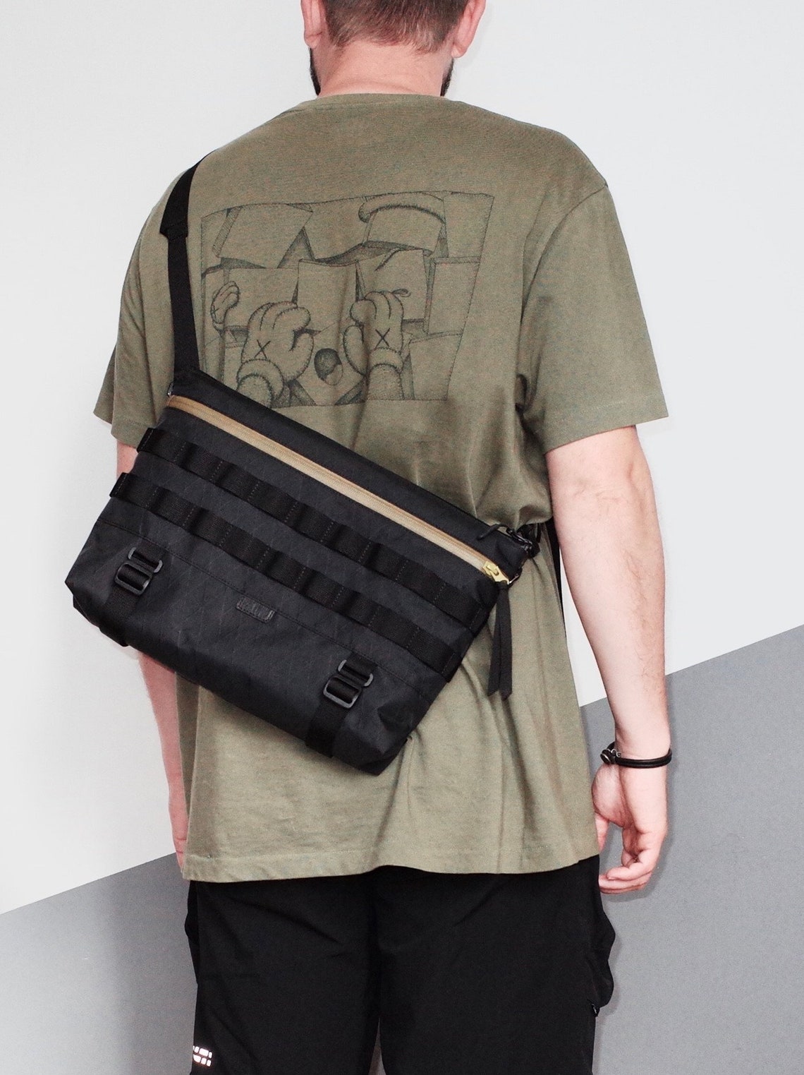 Shoulder Bag Messenger Bag Techwear X Pac Sling Bag EDC Etsy