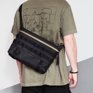Shoulder Bag, Messenger Bag, Techwear, X Pac, Sling Bag, EDC Bag, Commuter bag, lightweight bag, Cycling Bag, Laptop Bag, MacBook bag, D4bgs