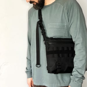 Shoulder Bag, Messenger Bag, Techwear, X Pac, Sling Bag, EDC Bag, Commuter bag, lightweight bag, Cycling Bag, Laptop Bag, MacBook bag, D4bgs